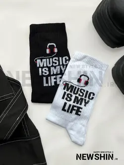جوراب MUSIC IS MY LIFE