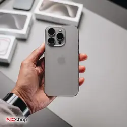 گوشی موبایل آیفون مدل iphone 15 pro max دو سیم کارت ظرفیت 16 گیگابایت رم 6 طرح اصلی نسخه کلون (حافظه نمایشی 512 گیگابایت)