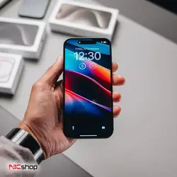 گوشی موبایل آیفون مدل iphone 15 pro max دو سیم کارت ظرفیت 64 گیگابایت رم 6 (طرح اصلی) (ساخت شرکت کلون) (حافظه نمایشی 512 گیگابایت