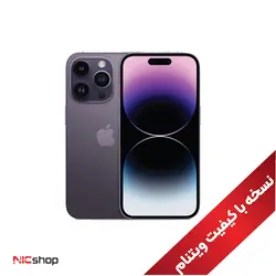 گوشی موبایل اپل دو سیم کارت مدل آیفون iPhone 14 Pro max ظرفیت 128 رم 8 گیگابایت (طرح اصلی) (فول کپی شرکت کی اس ویتنام)