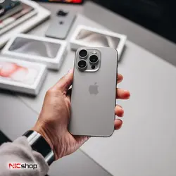 گوشی موبایل اپل مدل iphone 15 pro max دو سیم کارت ظرفیت 128 گیگابایت رم 8 فول کپی طرح اصلی (حافظه نمایشی 512 گیگابایت)