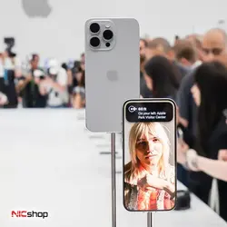 گوشی موبایل اپل مدل iphone 15 pro max دو سیم کارت ظرفیت 128 گیگابایت رم 8 فول کپی طرح اصلی (حافظه نمایشی 512 گیگابایت)