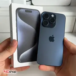 گوشی موبایل اپل مدل iphone 15 pro max دو سیم کارت ظرفیت 128 گیگابایت رم 8 فول کپی طرح اصلی (حافظه نمایشی 512 گیگابایت)