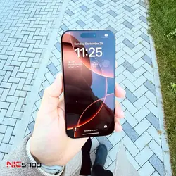 گوشی طرح آیفون 16 پرومکس برند کلون iphone 16 pro max  دو سیم کارت رم 8 (فول کپی)