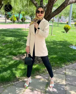 مانتو کتی یقه انگلیسی کتان لمه کد 129