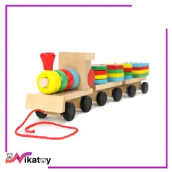 اساب بازی آموزشی مونته سوری اشکال طرح قطار