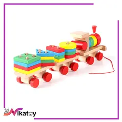 اساب بازی آموزشی مونته سوری اشکال طرح قطار