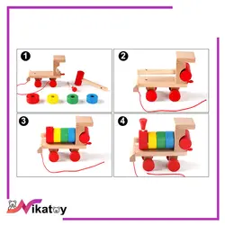 اساب بازی آموزشی مونته سوری اشکال طرح قطار
