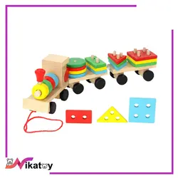 اساب بازی آموزشی مونته سوری اشکال طرح قطار