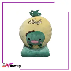 عروسک بالشتی آناناس پتودار طرح دایناسور