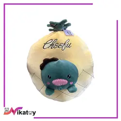 عروسک بالشتی آناناس پتودار طرح دایناسور