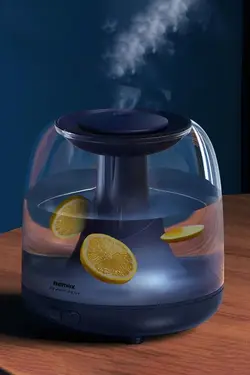 بخور شارژی 1.2 لیتری REMAX با قابلیت افزودن میوه وگلبرگ به مخزن دارای چراغ خواب مدلRT-A500 PRO