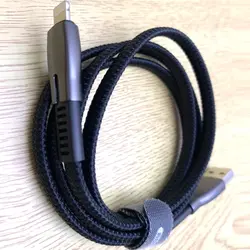 کابل آیفون 2.4 آمپر ریمکس 159iبا روکش الیاف بافته شده قابلیت دیتا مدل GONRO