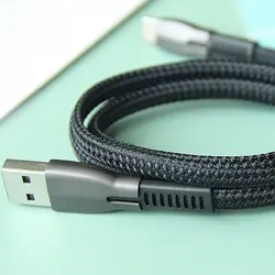 کابل آیفون 2.4 آمپر ریمکس 159iبا روکش الیاف بافته شده قابلیت دیتا مدل GONRO