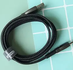 کابل آیفون 2.4 آمپر ریمکس 159iبا روکش الیاف بافته شده قابلیت دیتا مدل GONRO