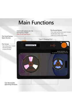 موبایل لاکر جعبه قفل‌شونده زمان‌دار طرح واکمن برای کاهش وابستگی به تلفن همراه