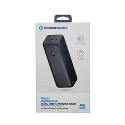 پاوربانک ۳۰،۰۰۰ میلی آمپر ساعتی ۱۰۰ وات پاورولوژی مدل Onyx PPBCHA20