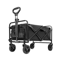 چرخ دستی واگن تاشو ۱۰۰ لیتری گرین لاین مدل GNWGN220BK