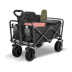 چرخ دستی واگن تاشو ۱۰۰ لیتری گرین لاین مدل GNWGN220BK