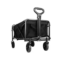چرخ دستی واگن تاشو ۱۰۰ لیتری گرین لاین مدل GNWGN220BK