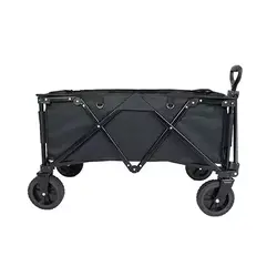 چرخ دستی واگن تاشو ۱۰۰ لیتری گرین لاین مدل GNWGN220BK