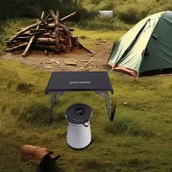 ست میز و صندلی تاشو کمپینگ پرودو مدل PD-CFDLDSTS-GY