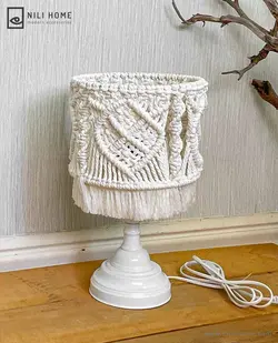 آباژور رومیزی مکرومه مدل سپهر