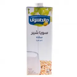 شیر سویا ساده مانداسوی ۱ لیتری9085