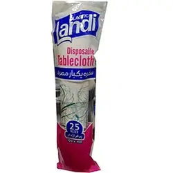 سفره یکبارمصرف طرح دار25m*100cmلندی0102