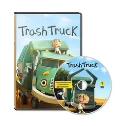 کارتون انگلیسی کامیون زبالهTrash Truck