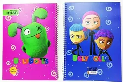 دفتر گلاسه فانتزی 40 برگ کارتونی 8501