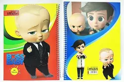 دفتر گلاسه فانتزی 40 برگ کارتونی 8501