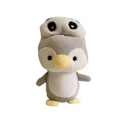 عروسک پنگوئن کوچولو طوسی