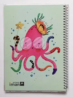 دفتر مشق 60 برگ مجلد حاشیه دار