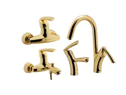 شیرآلات درخشان مدل تاپ گلد