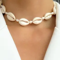 گردنبند صدف و مروارید پرورشی