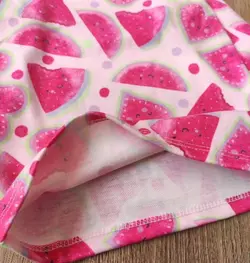 بلوز و شلوار نخی هندونه ای