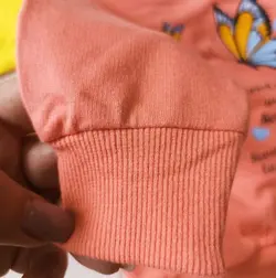 بلوز تک دخترانه طرح پروانه