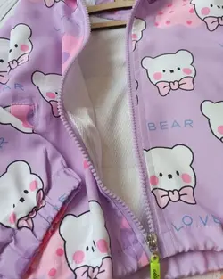 سویشرت بارونی دخترانه خرسی