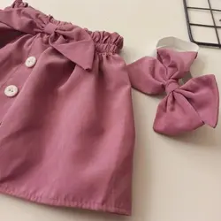 ست دامن و تل پاپیونی نقلی