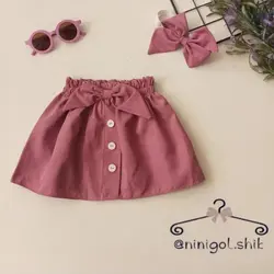 ست دامن و تل پاپیونی نقلی