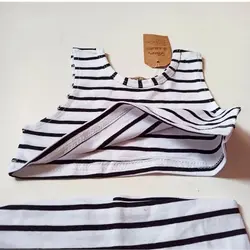 نیم تنه و شورت راه راه