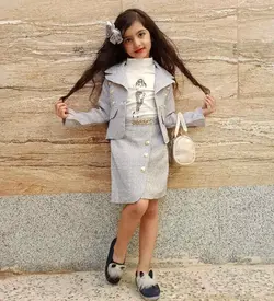 ست سه تیکه کت و دامن مجلسی