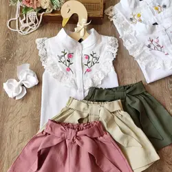 شومیز و شورت دامنی سایا