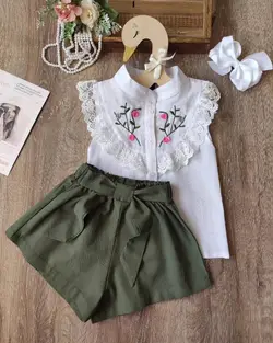 شومیز و شورت دامنی سایا