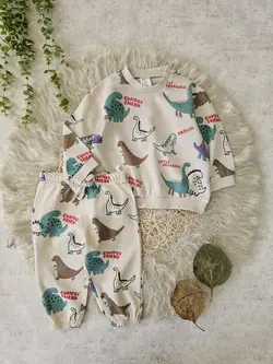 بلوزشلوار دورس دایناسوری اچ اند ام