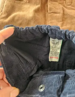 شلوار مخمل کبریتی بدون لاینر