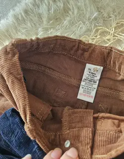 شلوار مخمل کبریتی بدون لاینر