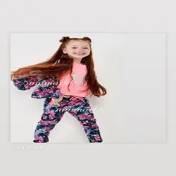 سوییشرت شلوار گلدار ۲ سال تا ۷