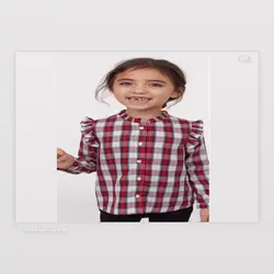 شومیز چهارخانه 1تا 9 سال
